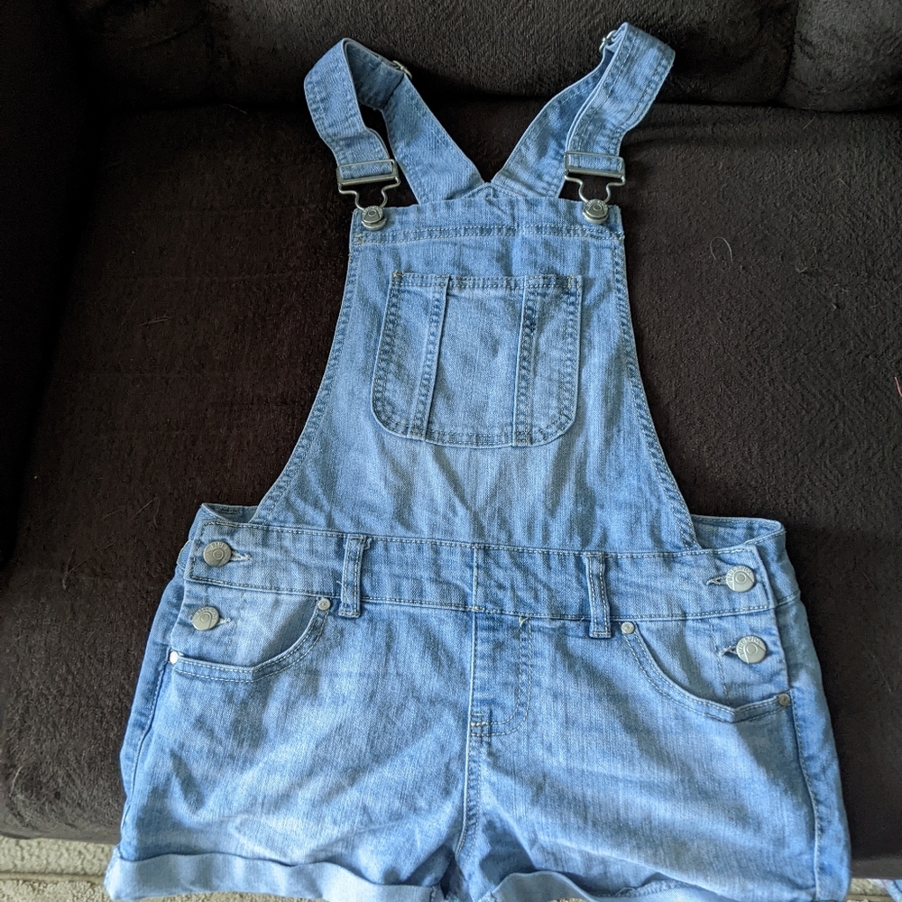 Denim Shortalls Size 3